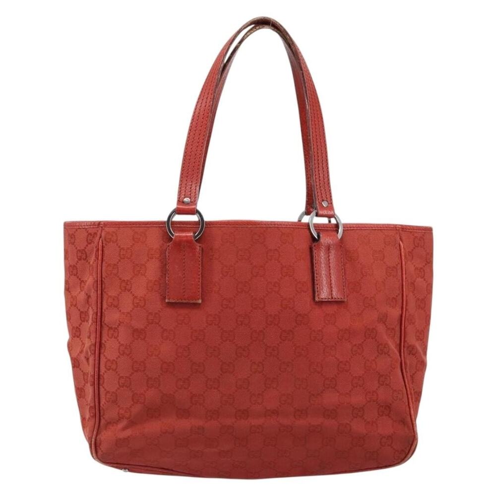 Gucci GG Canvas Handbag Red
